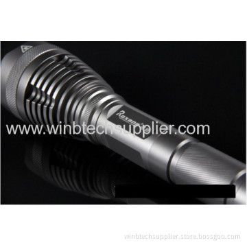 K66 T6063-t6 Roxane K66 Cree Xm-l T6 1000 Lumens 7 Mode Zoomable Led Flashlight Torch 2*3 18650 4000mah Battery + Charg 